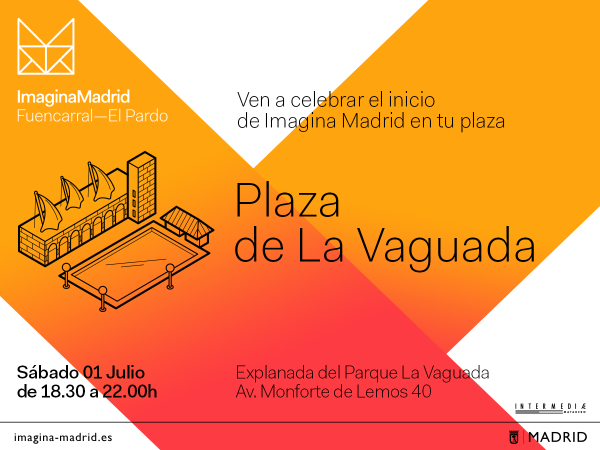 Presentación Imagina Madrid en la plaza de La Vaguada el 1 de julio a las 18h30