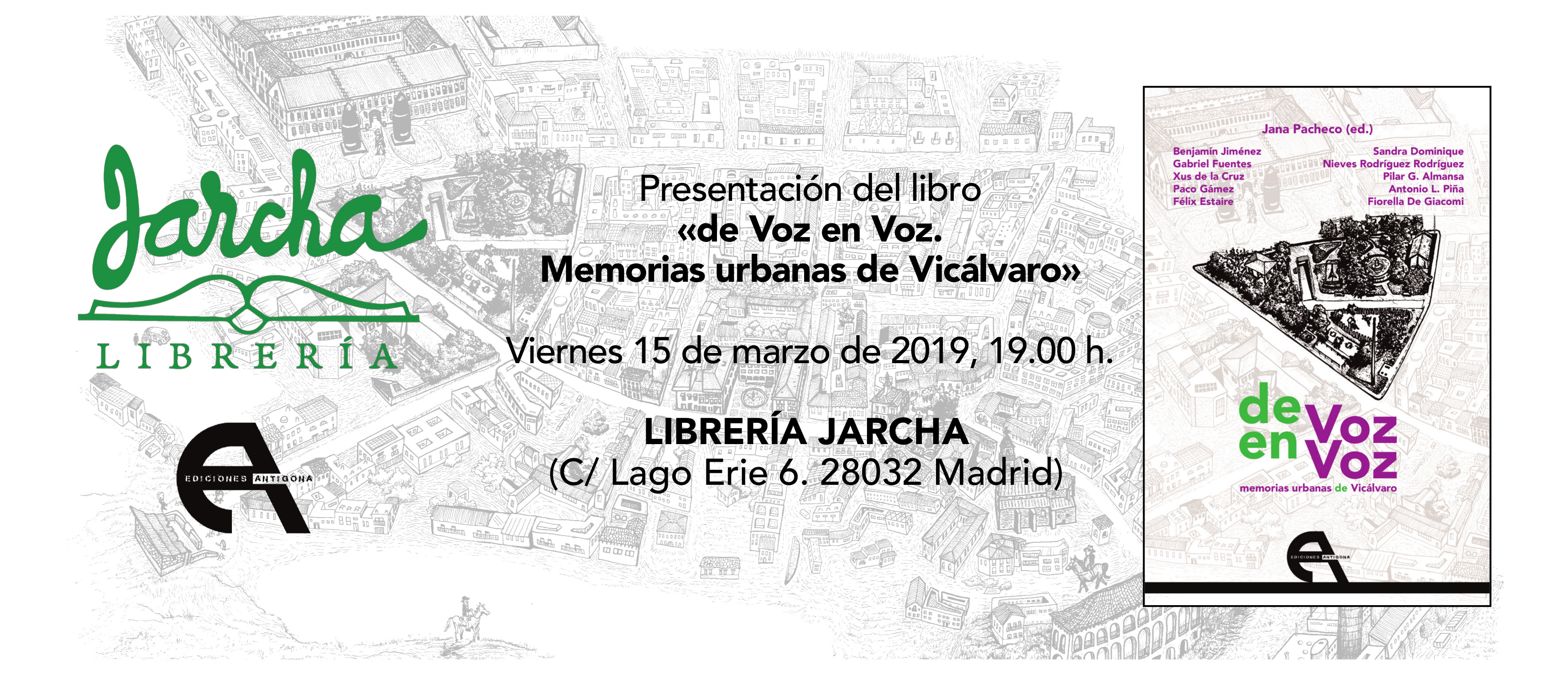 Presentación del libro 'De Voz en Voz. Memorias Urbanas de Vicálvaro'