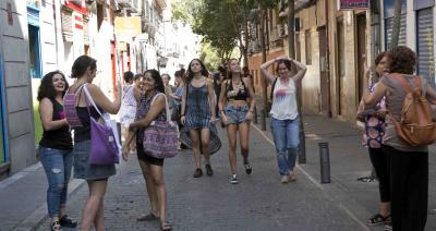 Las mujeres toman la calle Topete